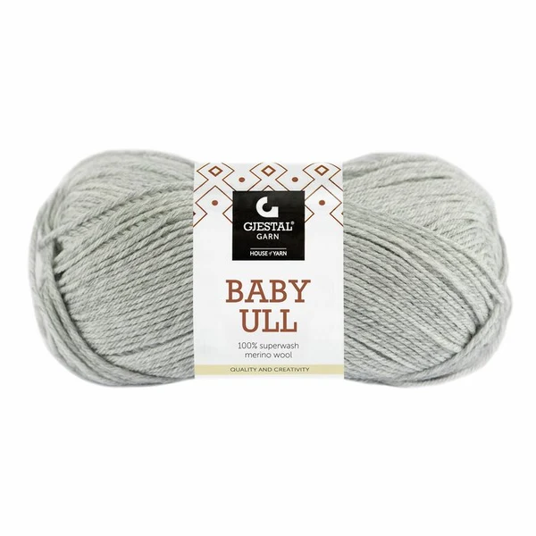 Gjestal Baby Ull 0004 Lichtgrijs gemêleerd