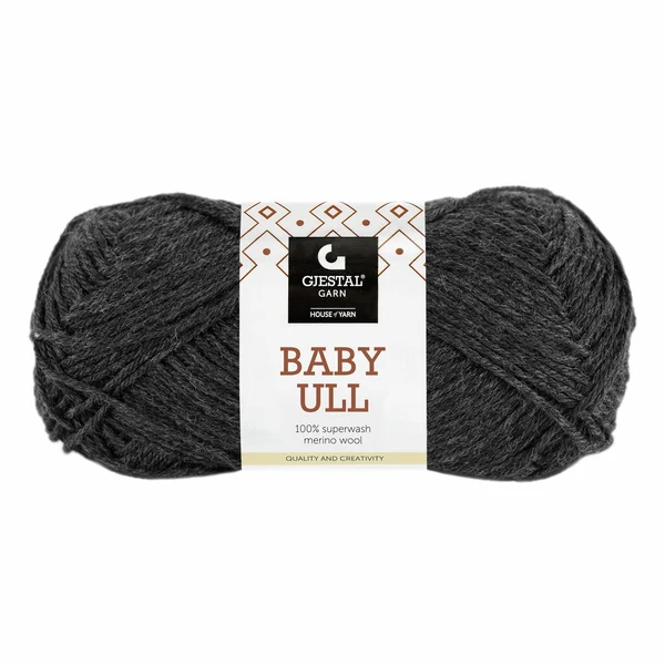 Gjestal Baby Ull 8556 Antracietgrijs