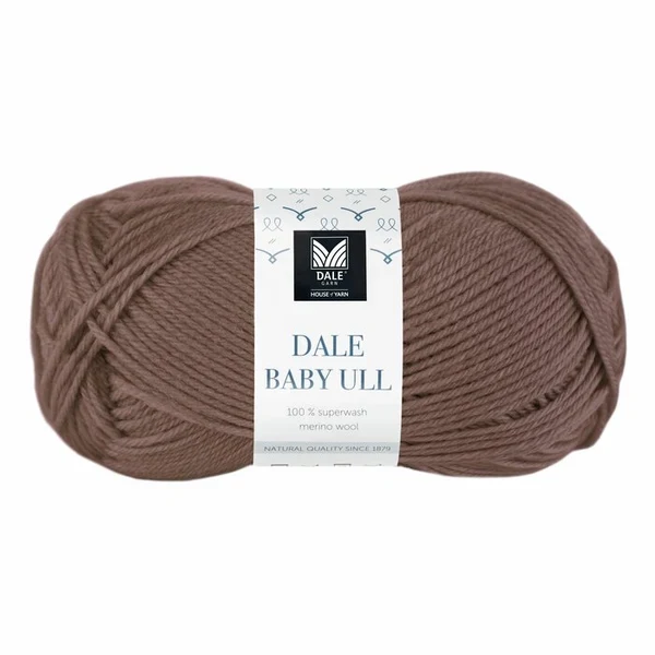 Gjestal Baby Ull 8555 Bruin