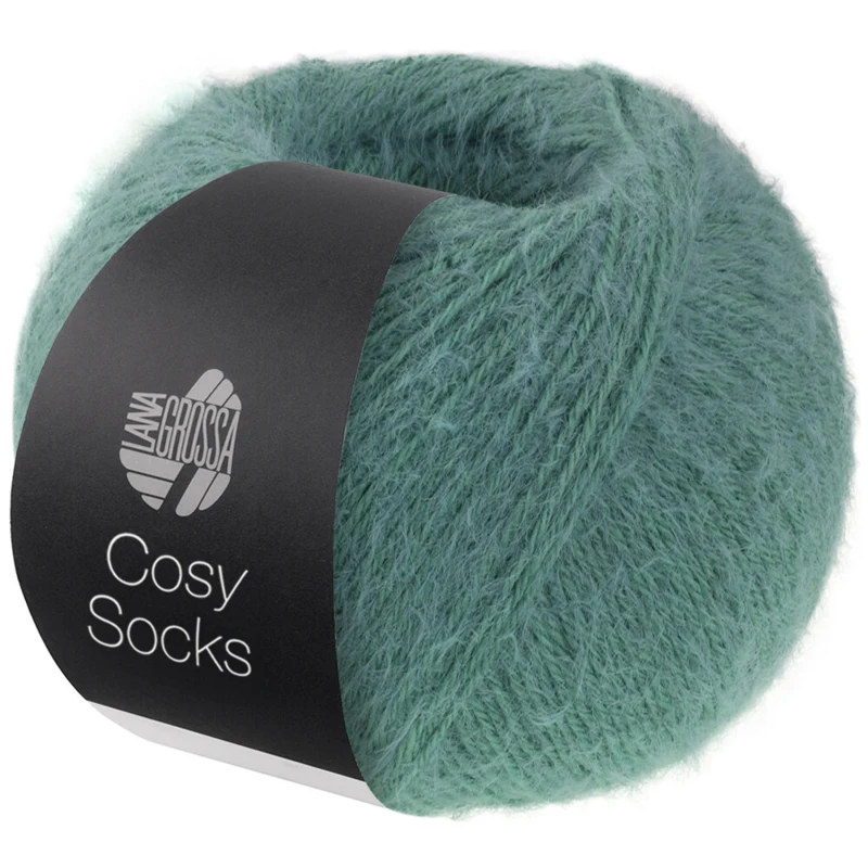 Lana Grossa Cosy Socks 06 Saliegroen