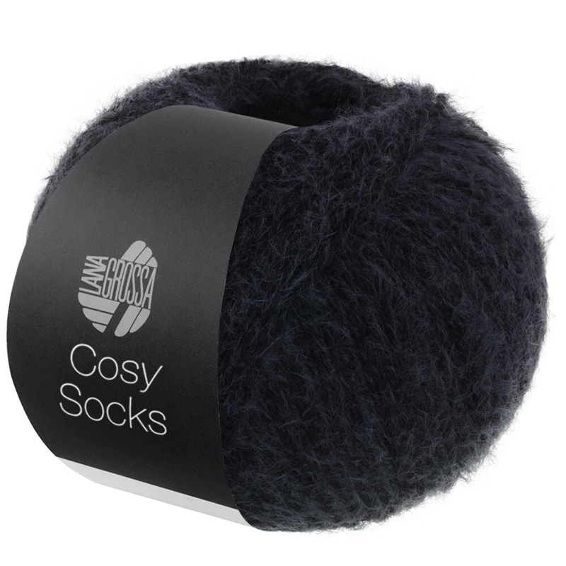 Lana Grossa Cosy Socks 18 Zwart