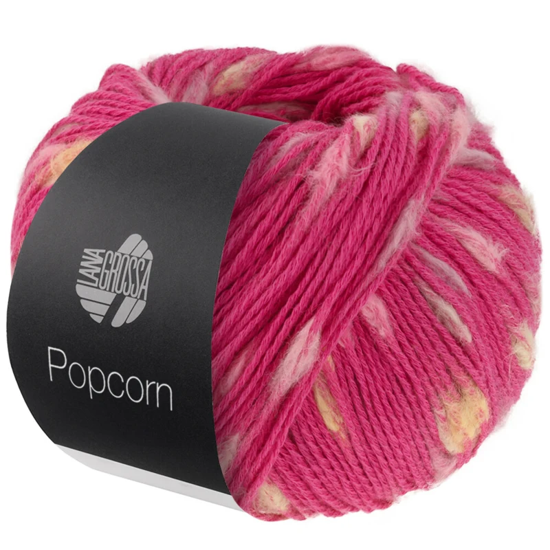 Lana Grossa Popcorn 03 Roze/roze/greige/geel