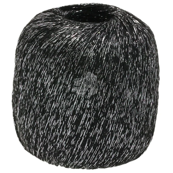 Lana Grossa Brillino 13 Zwart/Zilver