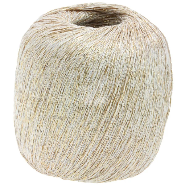 Lana Grossa Brillino 09 Wit/Goud