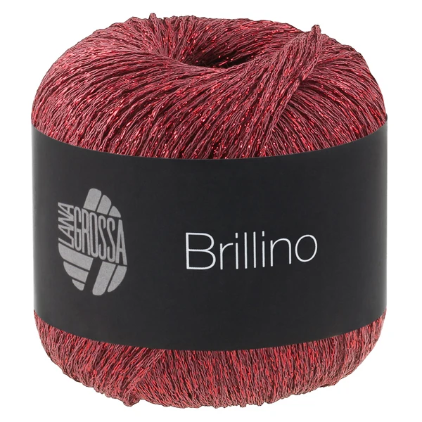 Lana Grossa Brillino 49 Donkerrood