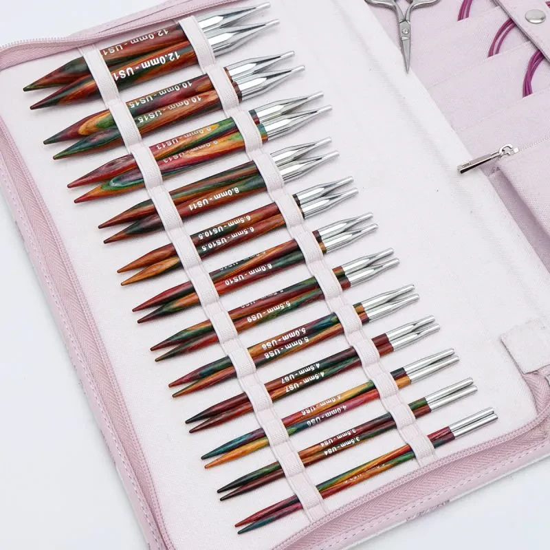 KnitPro Symfonie 2 Verwisselbare Rondbreinaalden Set, Grande, 13 cm