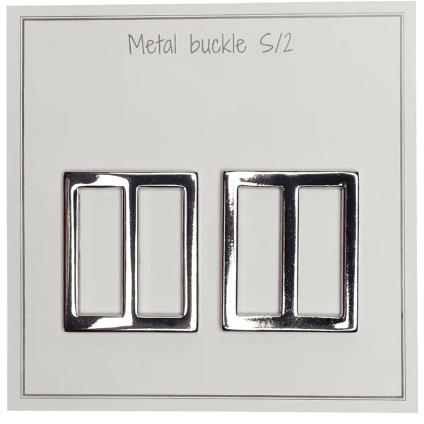 Go Handmade Metalen Gesp 31 x 28 mm, Zilver
