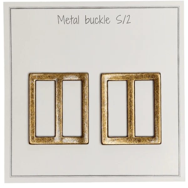 Go Handmade Metalen Gesp 31 x 28 mm, Brons