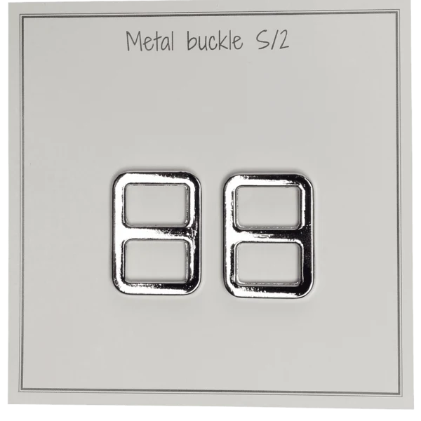 Go Handmade Metalen Gesp 25 x 19 mm, Zilver
