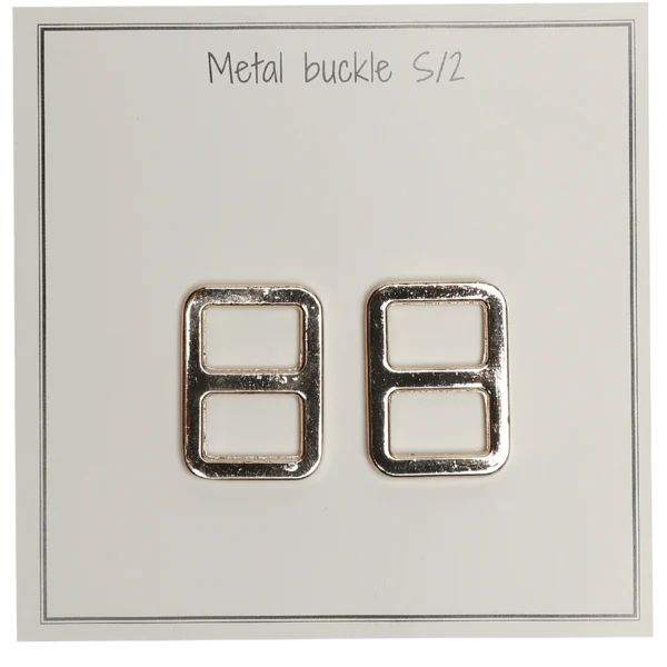 Go Handmade Metalen Gesp 25 x 19 mm, Goud