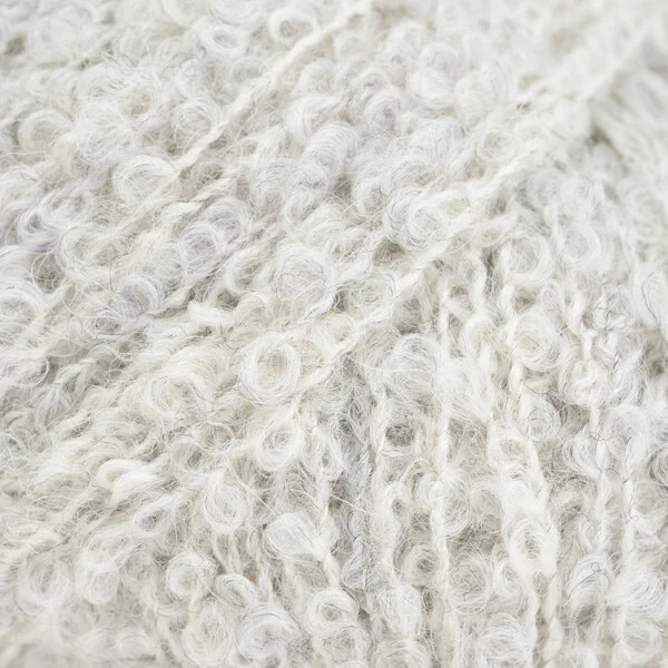 DROPS Alpaca Bouclé 8907 Kristalgrijs (Mix)