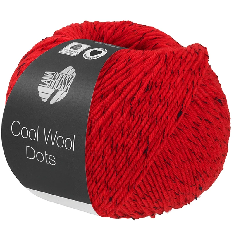 Lana Grossa Cool Wool Dots 05 Rood