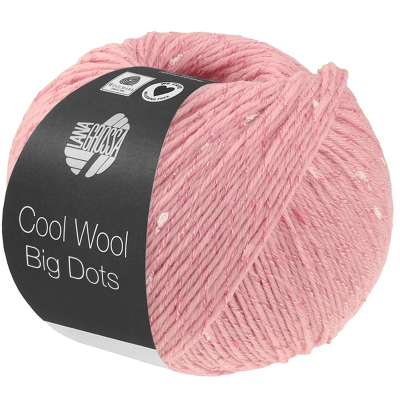 Lana Grossa Cool Wool Big Dots 106 Roze