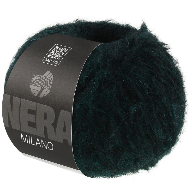Lana Grossa Milano 08 Zwartgroen