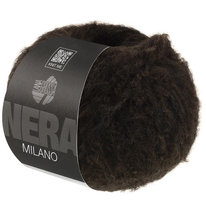 Lana Grossa Milano 04 Zwartbruin