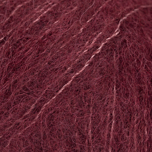 DROPS Brushed Alpaca Silk 44 Wijnrood (Uni Colour)