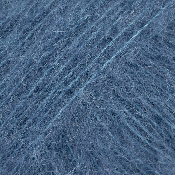 DROPS Brushed Alpaca Silk 25 Staalblauw (Uni Colour)