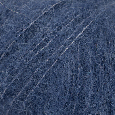 DROPS BRUSHED Alpaca Silk 39 Marineblauw (Uni colour)