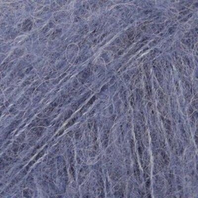 DROPS BRUSHED Alpaca Silk 13 Jeansblauw (Uni colour)