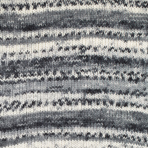 DROPS Fabel Print 905 Zwart / naturel