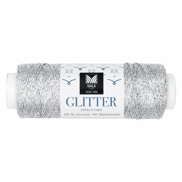 Dale Glitter Effect Yarn 202 Zilver