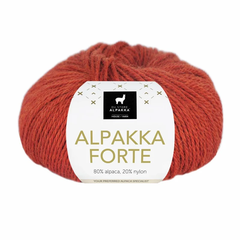 Du Store Alpakka Forte 703 Warm terracotta gemêleerd