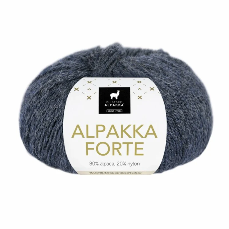 Du Store Alpakka Forte 708 Indigo gemêleerd