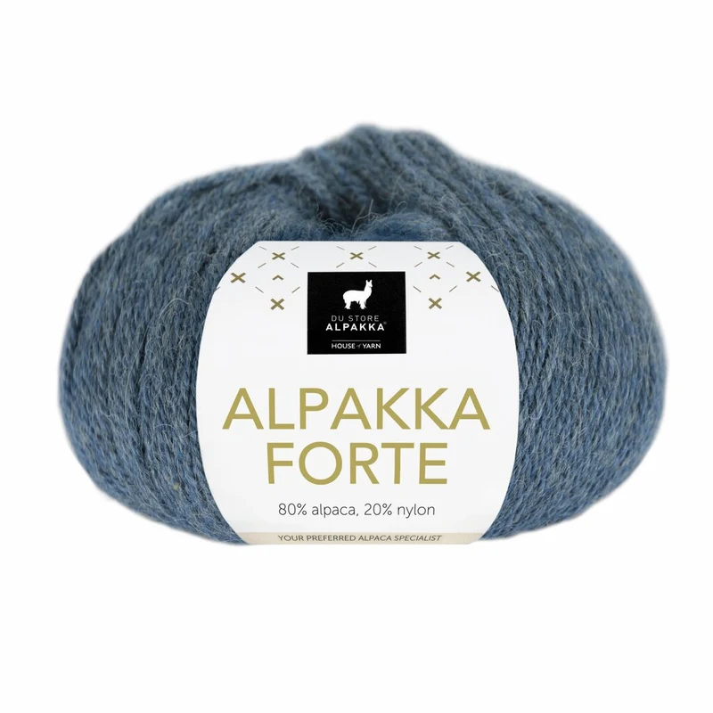 Du Store Alpakka Forte 707 Denim gemêleerd