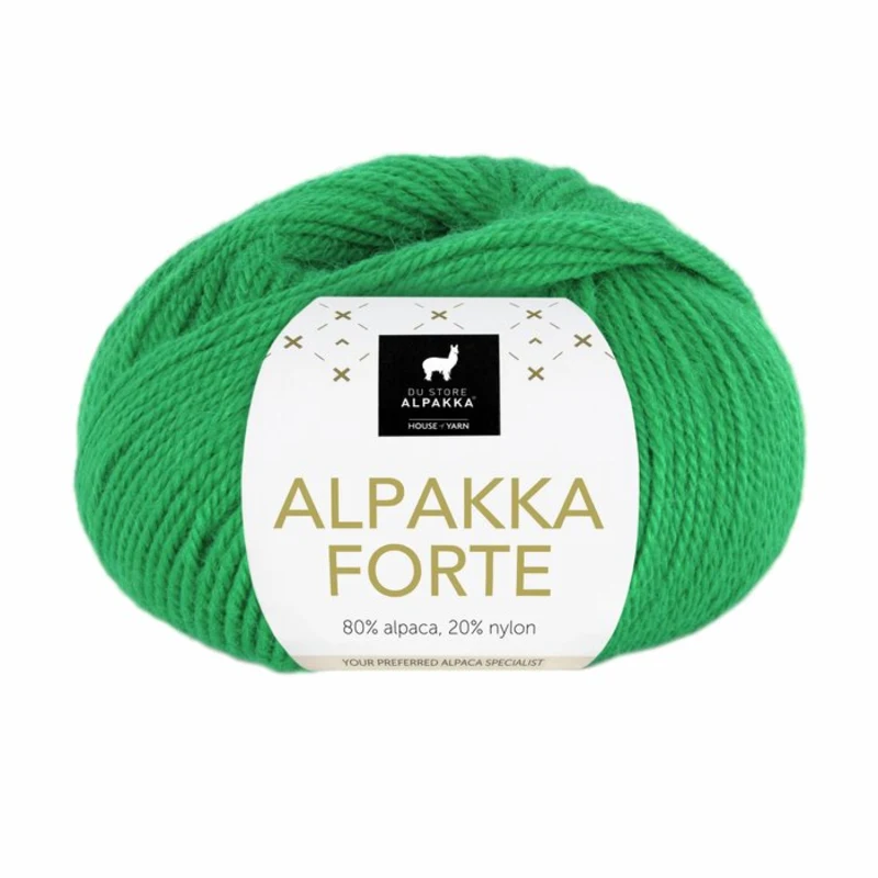 Du Store Alpakka Forte 738 Scherp groen
