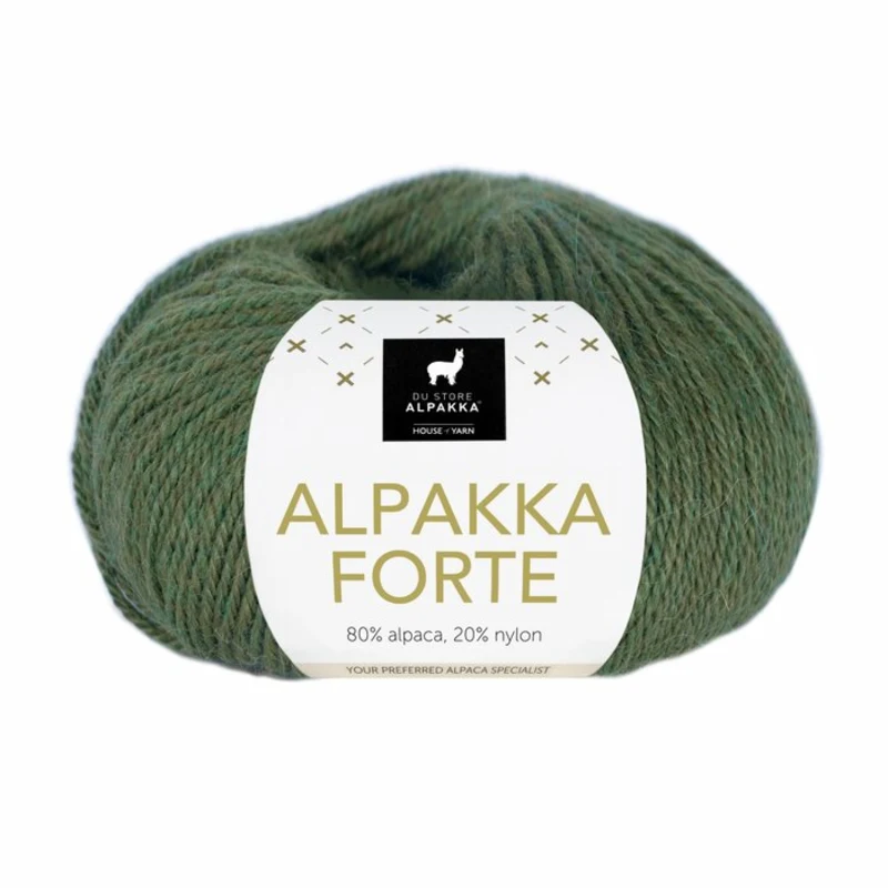 Du Store Alpakka Forte 727 Bosgroen gemêleerd