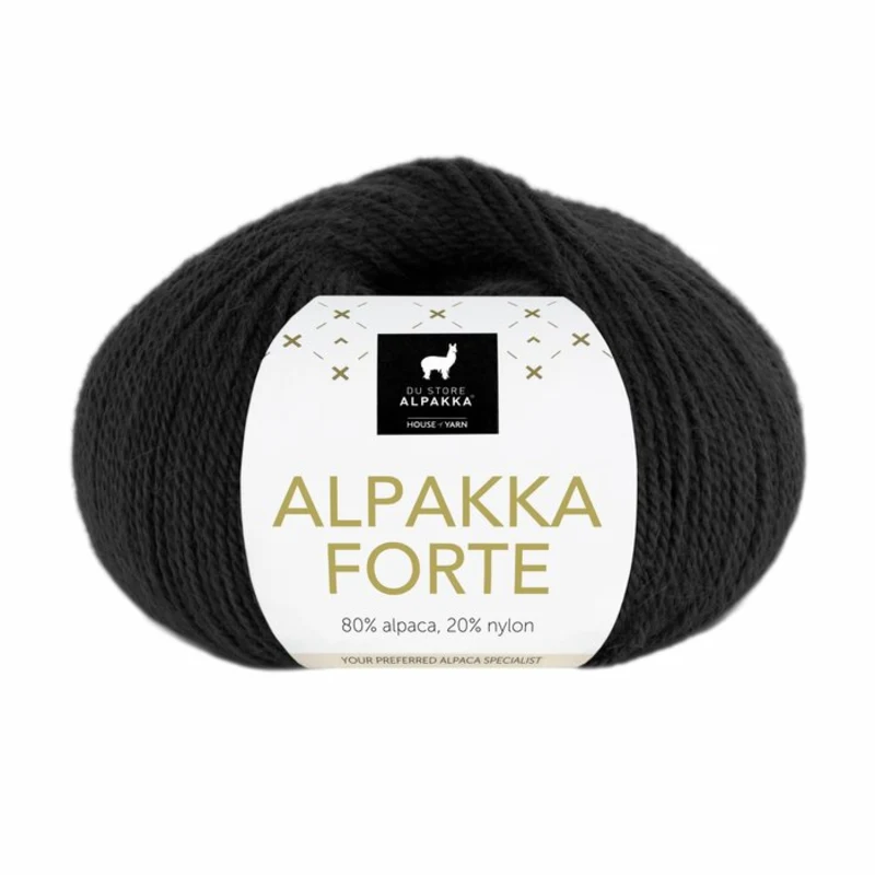 Du Store Alpakka Forte 733 Zwart