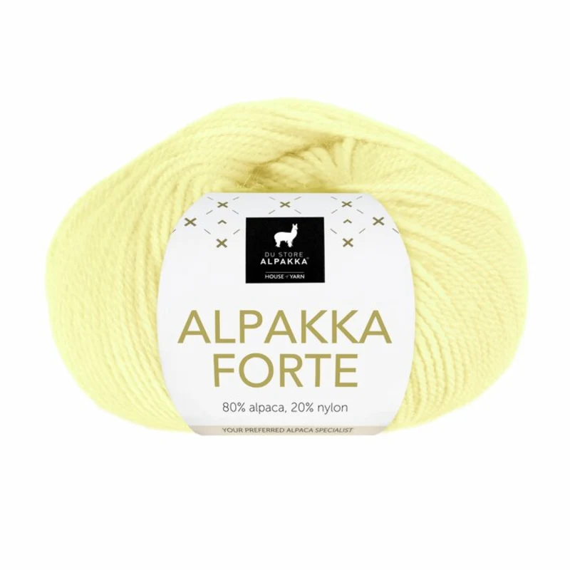 Du Store Alpakka Forte 747 Lichtgeel