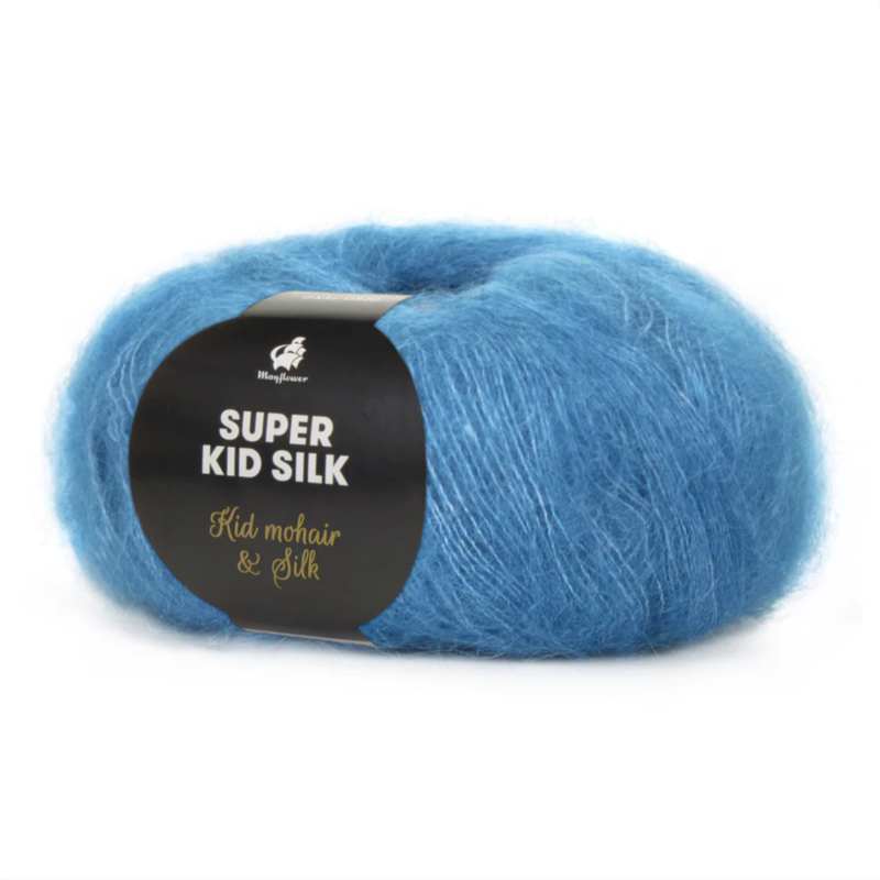 Mayflower Super Kid Silk 125 Donker duifblauw