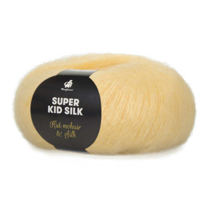 Mayflower Super Kid Silk 78 Delicaat geel