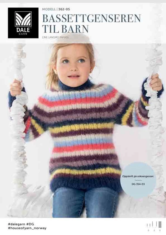 362-05 De Bassett-sweater voor kinderen