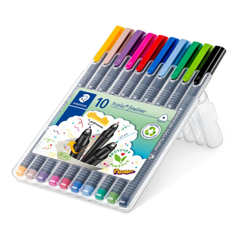 STAEDTLER Triplus fineliner 334, 10 stuks