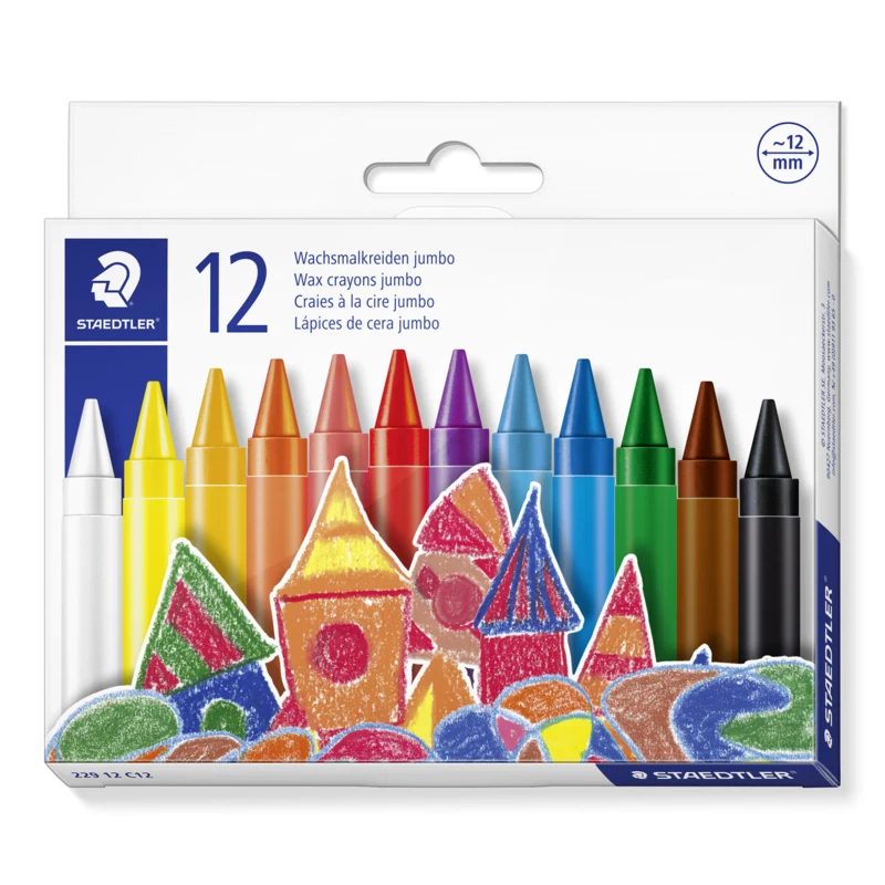 STAEDTLER Noris Club jumbo 229 Waskrijt, 12 stuks – Hoofdafbeelding