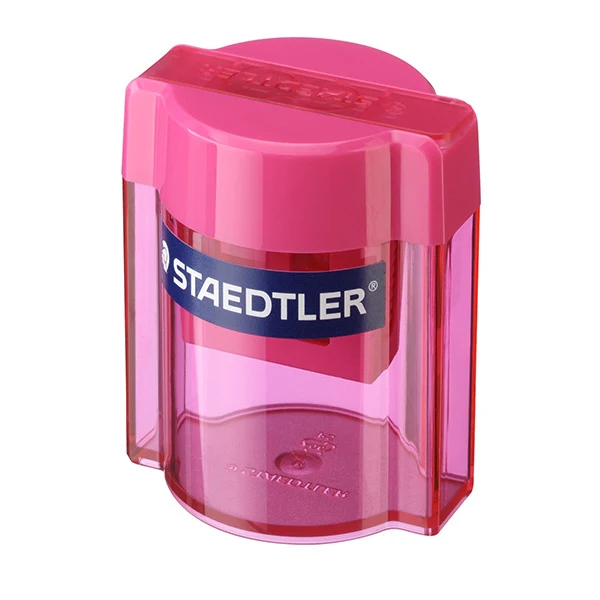 STAEDTLER Puntenslijper met Dubbele Container, ass. kleuren