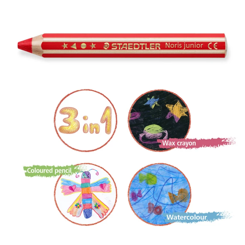 STAEDTLER Buddy 3-in-1 kleurpotloden, 18 stuks – Picto2