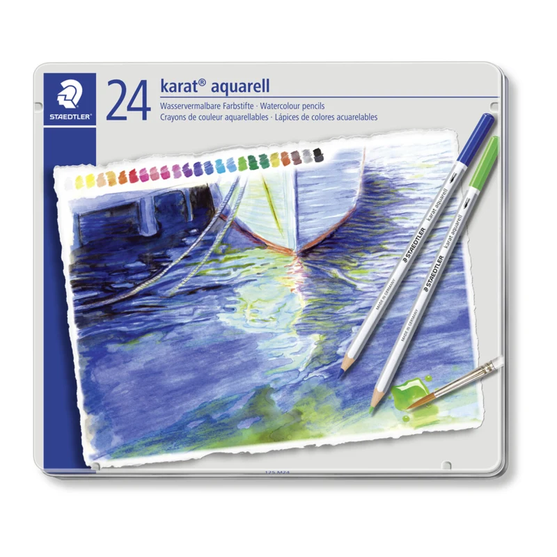 STAEDTLER karaat aquarel, 24 stuks – Hoofdafbeelding gesloten