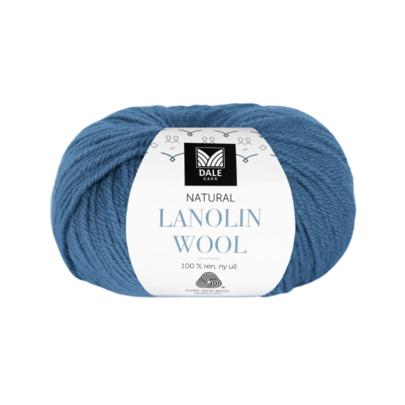 Dale Lanolin Wool 1435 Jeansblauw