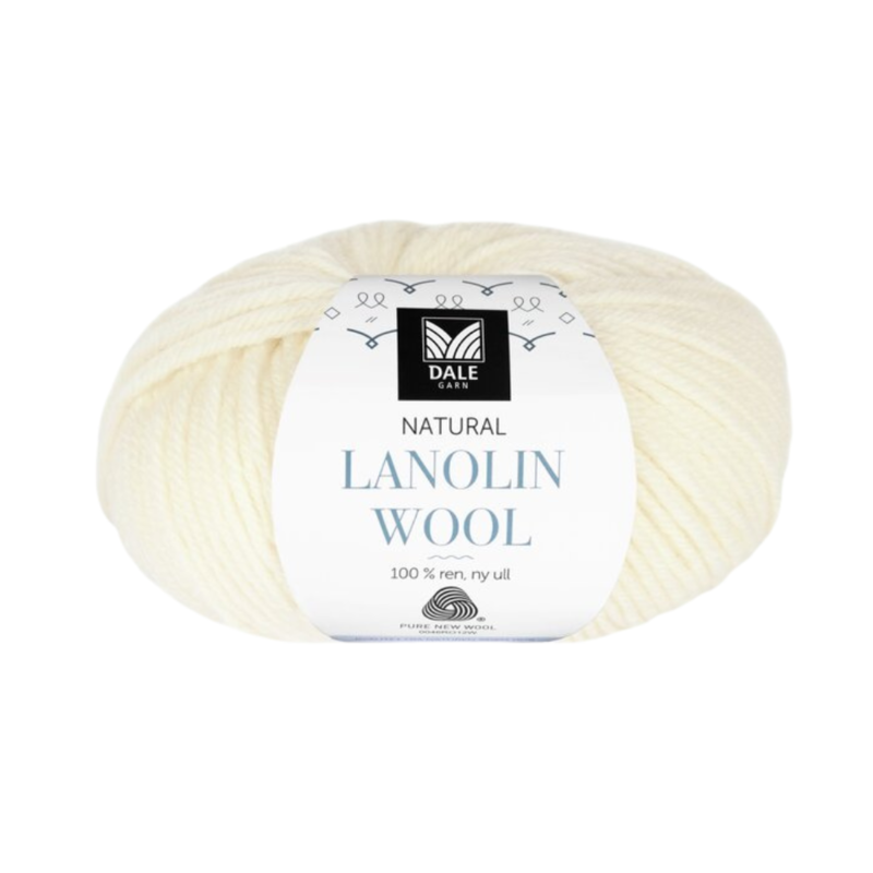 Dale Lanolin Wool 1432 Ongebleekt wit