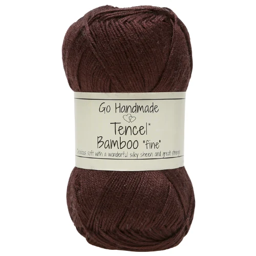 Go Handmade Tencel Bamboo 17353 Donkerbruin