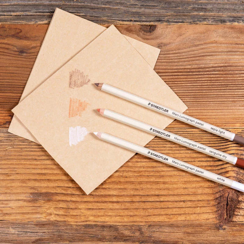 STAEDTLER Mars Lumograph pastelpotloden, 6 stuks – P-SBK6