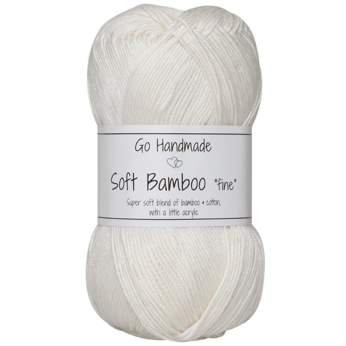 Go Handmade Soft Bamboo Fine 17426 Ivoor