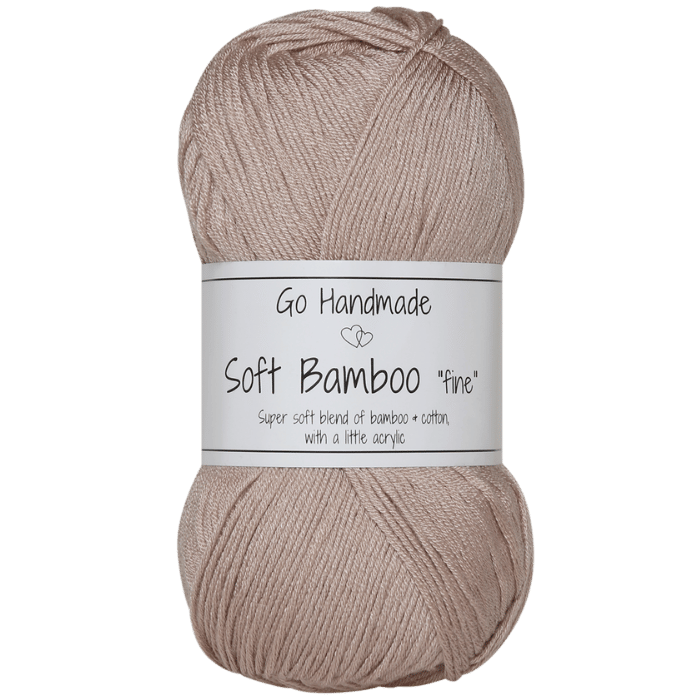 Go Handmade Soft Bamboo Fine 17429 Pastelbruin