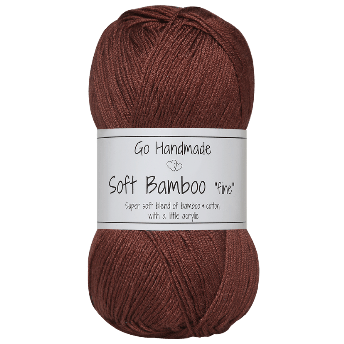 Go Handmade Soft Bamboo Fine 17427 Karamel