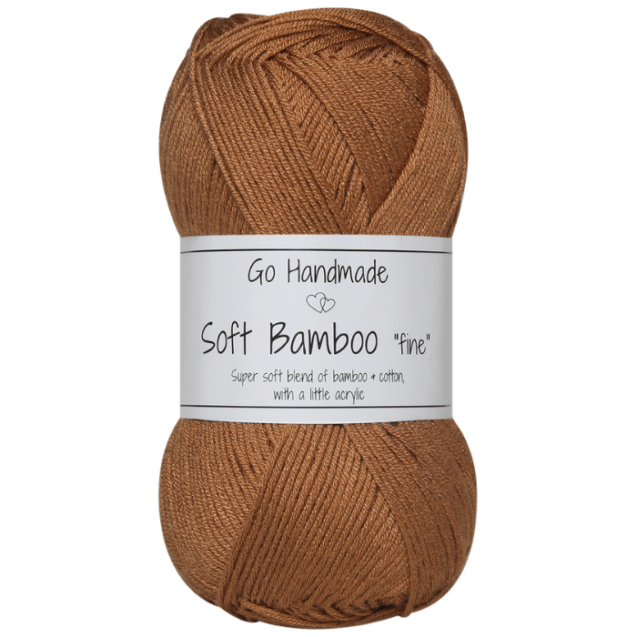 Go Handmade Soft Bamboo Fine 17428 Toffee