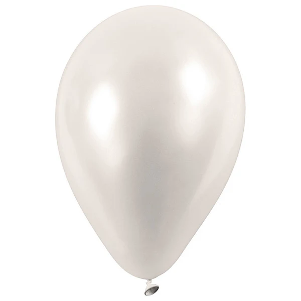 Balloner, 23 cm, 10 stk Råhvid