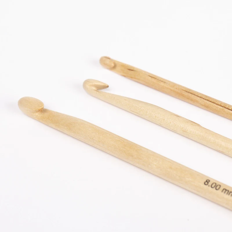 DROPS Basic Haaknaalden Hout 15 cm (5.50-10.00 mm)